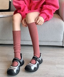kirakiraShop(キラキラショップ)の無地 リブハイソックス(ソックス/靴下)