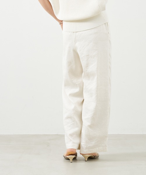 MICA&DEAL（マイカ＆ディール）の「シアーワイドパンツ〈セットアップ対応〉（その他パンツ・レディース・ブラウン/グレー/オフホワイト・FREE）」の7枚目の写真