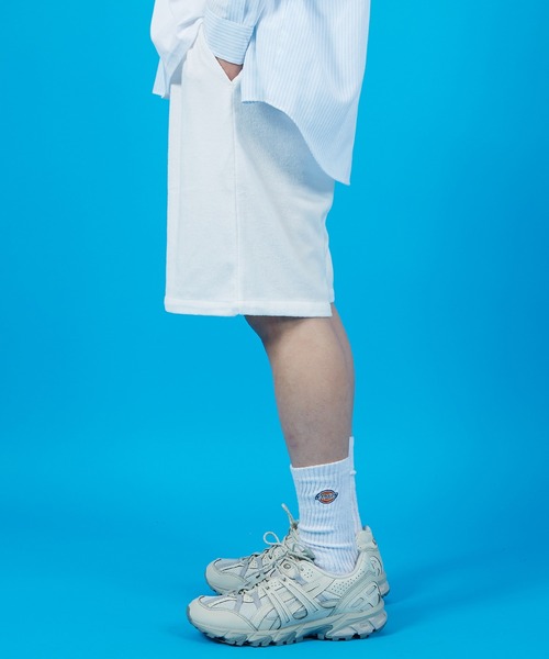 SIDEWAY STANCE（サイドウェイスタンス）の「【SIDEWAY STANCE】パイル地 ショートパンツ（その他パンツ・メンズ・ホワイト/ブラック/杢グレー・SMALL/MEDIUM/LARGE/X-LARGE）」の5枚目の写真