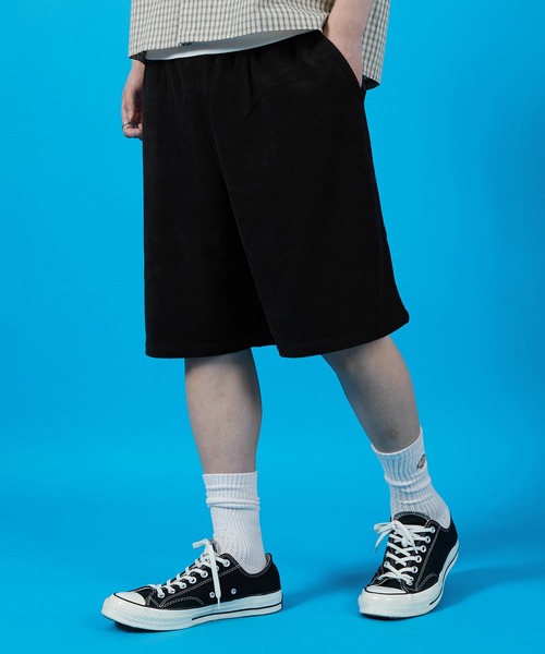 SIDEWAY STANCE（サイドウェイスタンス）の「【SIDEWAY STANCE】パイル地 ショートパンツ（その他パンツ・メンズ・ホワイト/ブラック/杢グレー・SMALL/MEDIUM/LARGE/X-LARGE）」の9枚目の写真