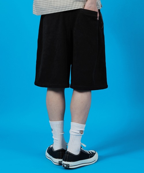 SIDEWAY STANCE（サイドウェイスタンス）の「【SIDEWAY STANCE】パイル地 ショートパンツ（その他パンツ・メンズ・ホワイト/ブラック/杢グレー・SMALL/MEDIUM/LARGE/X-LARGE）」の11枚目の写真