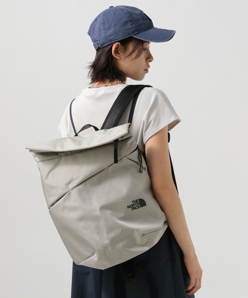 THE NORTH FACE(ザノースフェイス)の「【THE NORTH FACE(ザ・ノース・フェイス)】Pyren Back pack(バックパック/リュック・レディース・ライトグレー/ブラック・FREE)」の1枚目の写真