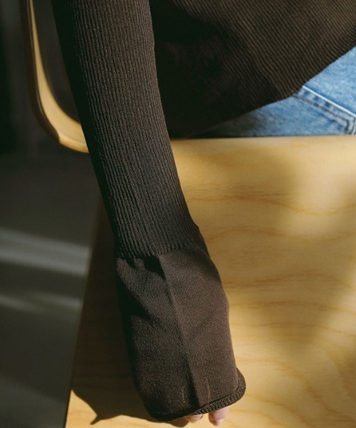 シアーリブニットカーディガン（カーディガン/ボレロ）｜ETRE TOKYO  