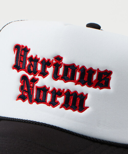 WHO'S WHO gallery（フーズフーギャラリー）の「VARIOUS NORM ロゴ刺繍メッシュCAP / OTTO(オットー)（キャップ・メンズ・ブラック/ホワイト/ブラウン/ネイビー・FREE）」の12枚目の写真