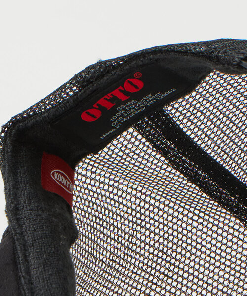 WHO'S WHO gallery（フーズフーギャラリー）の「VARIOUS NORM ロゴ刺繍メッシュCAP / OTTO(オットー)（キャップ・メンズ・ブラック/ホワイト/ブラウン/ネイビー・FREE）」の8枚目の写真