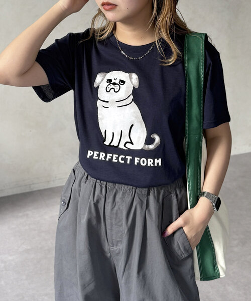 CPCM(シーピーシーエム)の「シアーフロッキー半袖T(Tシャツ/カットソー・レディース・チャコールグレー/ブルー/ホワイト系その他2/グレー/ネイビー/イエロー/レッド/ホワイト系その他/ホワイト・FREE)」の6枚目の写真