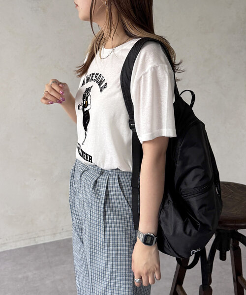 CPCM(シーピーシーエム)の「シアーフロッキー半袖T(Tシャツ/カットソー・レディース・チャコールグレー/ブルー/ホワイト系その他2/グレー/ネイビー/イエロー/レッド/ホワイト系その他/ホワイト・FREE)」の14枚目の写真