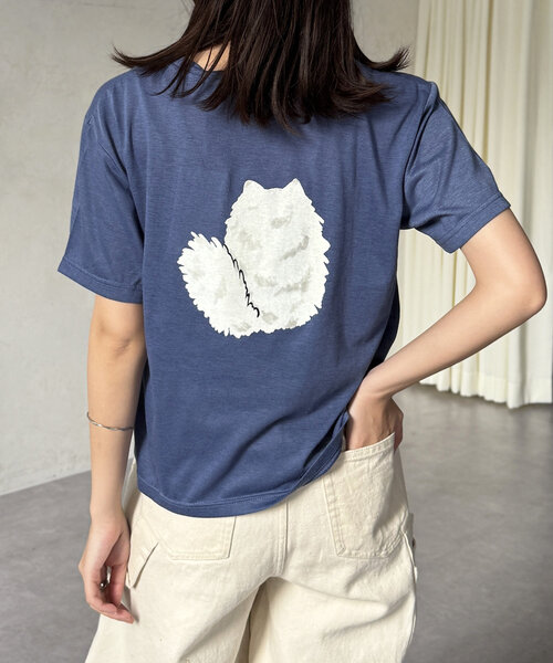 CPCM(シーピーシーエム)の「シアーフロッキー半袖T(Tシャツ/カットソー・レディース・チャコールグレー/ブルー/ホワイト系その他2/グレー/ネイビー/イエロー/レッド/ホワイト系その他/ホワイト・FREE)」の22枚目の写真