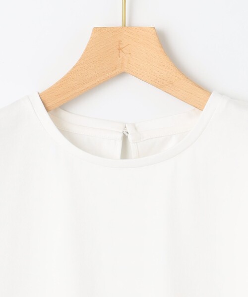 組曲(クミキョク)の「フレンチスリーブカットソー(Tシャツ/カットソー・レディース・グレー系/アイボリー系/ブラック系・2/3)」の5枚目の写真