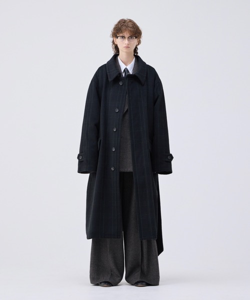 soerte（ソエルテ）の「Heavy Melton check shaggy over coat