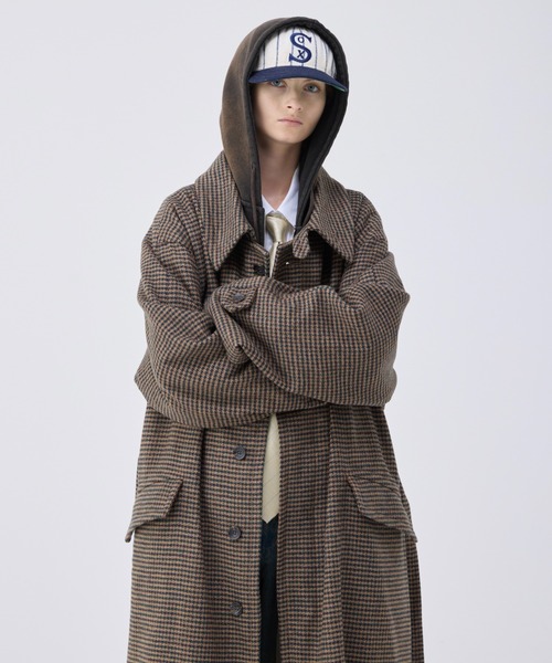 soerte（ソエルテ）の「Heavy Melton check shaggy over coat