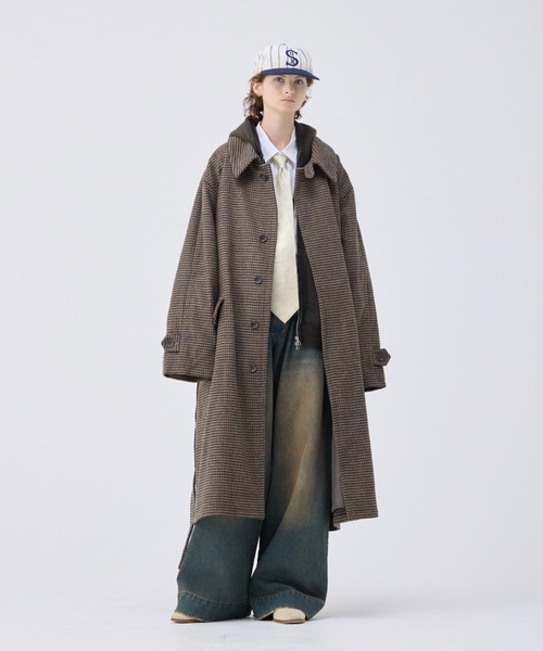 soerte（ソエルテ）の「Heavy Melton check shaggy over coat
