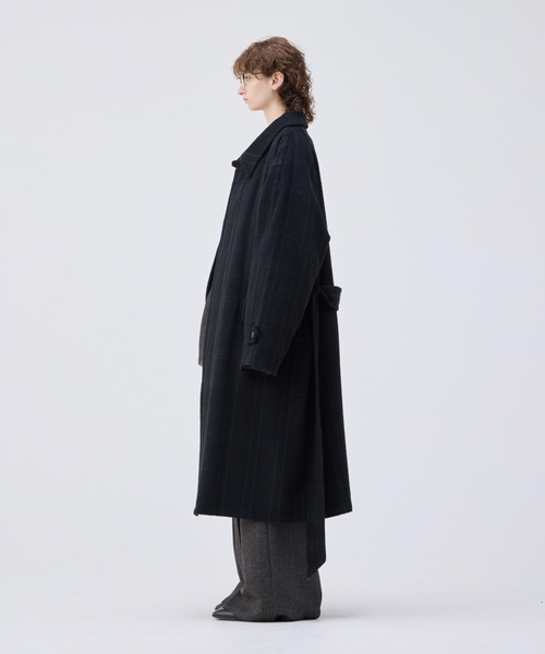 soerte（ソエルテ）の「Heavy Melton check shaggy over coat