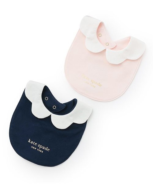 ケイトスペード　ベビー　70 スカラップカラースタイ（スタイ/よだれかけ）｜kate spade new york