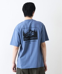 【RAGGED MOUNTAIN:ラギットマウンテン】バックプリントTシャツ 半袖 オーバーサイズ