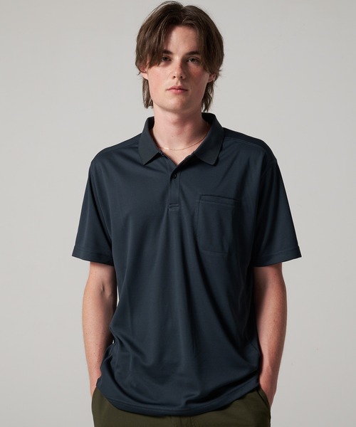 Eddie Bauer(エディーバウアー)の「テックメッシュ 半袖 ポロシャツ(ポロシャツ・メンズ・ホワイト/セージグリーン/ダークグレー・M/L/XL/XXL/S)」の3枚目の写真