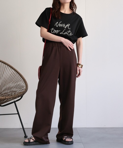 ap retro(アプレトロ)の「リラックスポンチカーブパンツ / バレルレッグパンツ(その他パンツ・レディース・カーキ/チャコール/オフホワイト/ブラウン/ブラック・LARGE/SMALL/MEDIUM)」の22枚目の写真