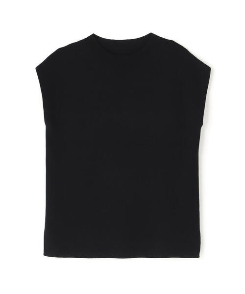 N.（N. Natural Beauty Basic）（エヌエヌナチュラルビューティーベーシック）の「総針モックネックフレンチニット（ニット/セーター・レディース・オフホワイト/ブラック/ブラウン/レッド・MEDIUM）」の5枚目の写真