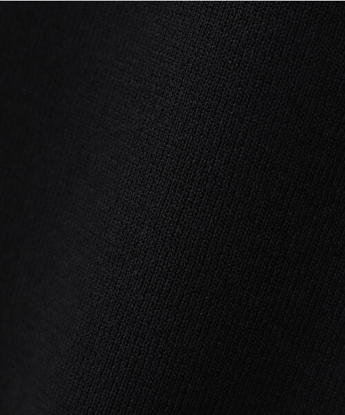 N.（N. Natural Beauty Basic）（エヌエヌナチュラルビューティーベーシック）の「総針モックネックフレンチニット（ニット/セーター・レディース・オフホワイト/ブラック/ブラウン/レッド・MEDIUM）」の12枚目の写真