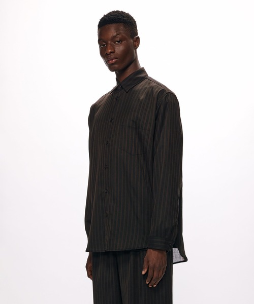 marka（マーカ）の「STRIPE SHIRT（シャツ/ブラウス・メンズ・ホワイト/ストライプ・2/1）」の2枚目の写真