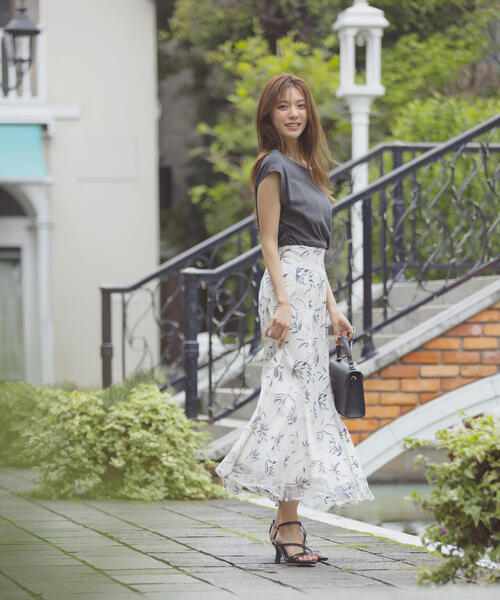 PROPORTION BODY DRESSING(プロポーションボディドレッシング)の「アシメTシャツ / 1215160503(Tシャツ/カットソー・レディース・ホワイト/ピンク/ダークグレー・FREE)」の4枚目の写真