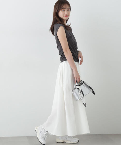 PROPORTION BODY DRESSING（プロポーションボディドレッシング）の「アシメＴシャツ / 1215160503（Tシャツ/カットソー・レディース・ホワイト/ピンク/ダークグレー・FREE）」の18枚目の写真