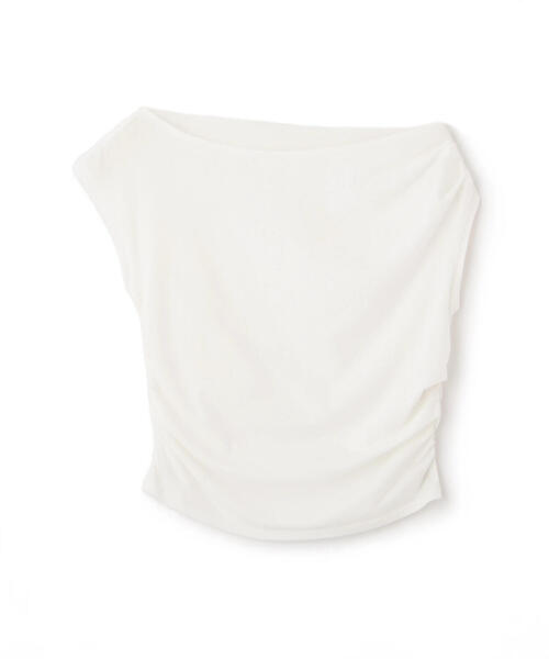 PROPORTION BODY DRESSING（プロポーションボディドレッシング）の「アシメＴシャツ / 1215160503（Tシャツ/カットソー・レディース・ホワイト/ピンク/ダークグレー・FREE）」の9枚目の写真