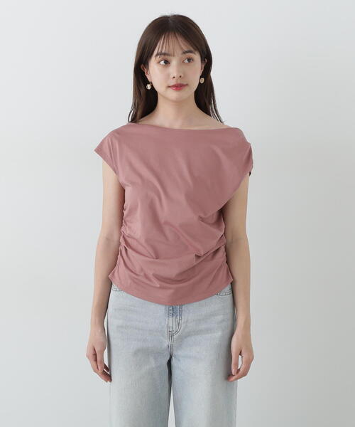 PROPORTION BODY DRESSING（プロポーションボディドレッシング）の「アシメＴシャツ / 1215160503（Tシャツ/カットソー・レディース・ホワイト/ピンク/ダークグレー・FREE）」の15枚目の写真