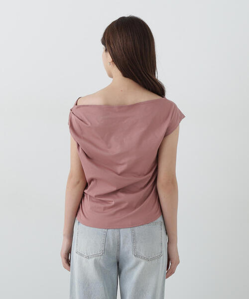 PROPORTION BODY DRESSING(プロポーションボディドレッシング)の「アシメTシャツ / 1215160503(Tシャツ/カットソー・レディース・ホワイト/ピンク/ダークグレー・FREE)」の20枚目の写真