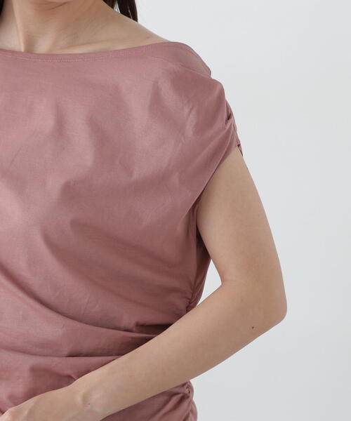 PROPORTION BODY DRESSING（プロポーションボディドレッシング）の「アシメＴシャツ / 1215160503（Tシャツ/カットソー・レディース・ホワイト/ピンク/ダークグレー・FREE）」の21枚目の写真