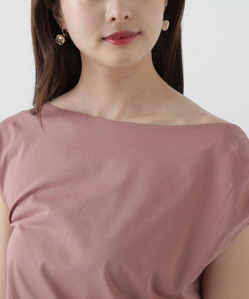 PROPORTION BODY DRESSING（プロポーションボディドレッシング）の「アシメＴシャツ / 1215160503（Tシャツ/カットソー・レディース・ホワイト/ピンク/ダークグレー・FREE）」の22枚目の写真