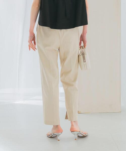 URBAN RESEARCH ROSSO WOMEN(アーバンリサーチ ロッソ)の「ウォッシャブルイージーテーパードパンツ(その他パンツ・レディース・グリーン/グレー系その他/ブラック・FREE)」の6枚目の写真