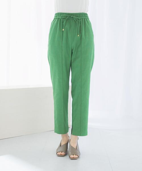 URBAN RESEARCH ROSSO WOMEN(アーバンリサーチ ロッソ)の「ウォッシャブルイージーテーパードパンツ(その他パンツ・レディース・グリーン/グレー系その他/ブラック・FREE)」の16枚目の写真