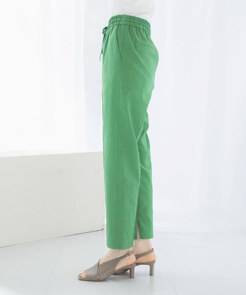 URBAN RESEARCH ROSSO WOMEN(アーバンリサーチ ロッソ)の「ウォッシャブルイージーテーパードパンツ(その他パンツ・レディース・グリーン/グレー系その他/ブラック・FREE)」の17枚目の写真