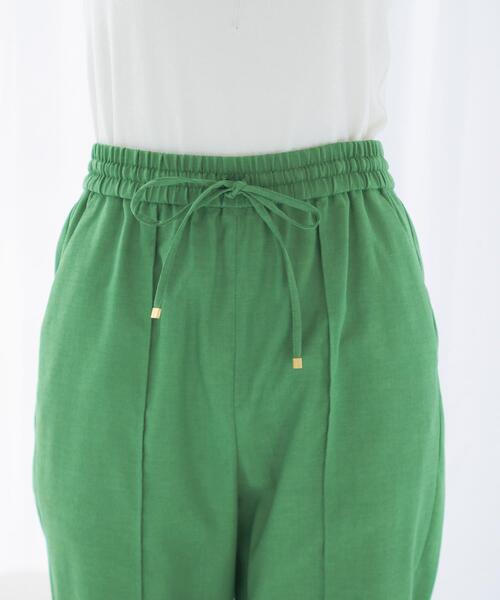 URBAN RESEARCH ROSSO WOMEN(アーバンリサーチ ロッソ)の「ウォッシャブルイージーテーパードパンツ(その他パンツ・レディース・グリーン/グレー系その他/ブラック・FREE)」の19枚目の写真