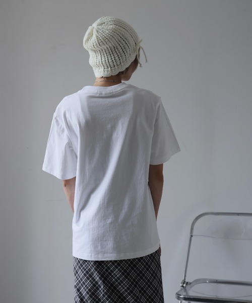 Ulysses（ユリシス）の「レタリングロゴＴシャツ（Tシャツ/カットソー・レディース・ホワイト/グレー/ブラック・F）」の8枚目の写真