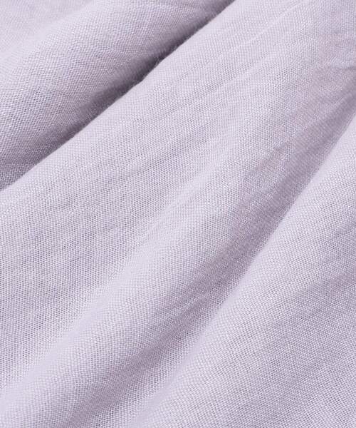 OPAQUE.CLIP（オペークドットクリップ）の「【冷房対策】シアー大判ストール（ストール/ショール・レディース・グレー/ベージュ/パープル・00）」の7枚目の写真