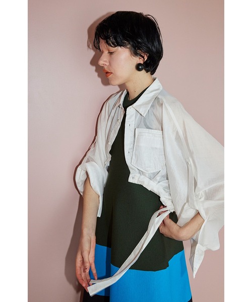 SHEER SHORT SHIRT（シャツ/ブラウス）｜OMMO（オーエムエムオー