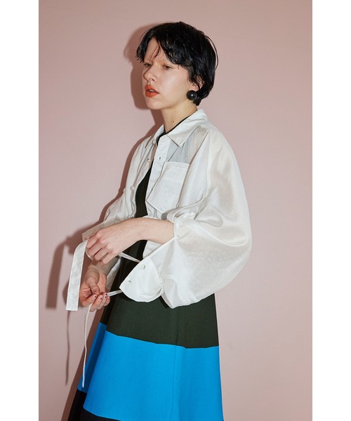 SHEER SHORT SHIRT（シャツ/ブラウス）｜OMMO（オーエムエムオー