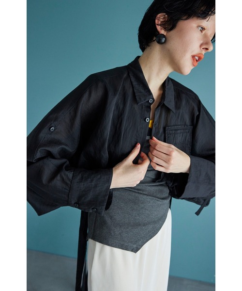 SHEER SHORT SHIRT（シャツ/ブラウス）｜OMMO（オーエムエムオー