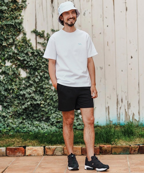 1minute 1second（ワンミニットワンセカンド）の「mt9681-10oz cursive embroidery T-shirt Tシャツ（Tシャツ/カットソー・メンズ・ブラック×ホワイト/ホワイト×ブルー/ホワイト×ブラック/スモークピンク・S/M/L/XL）」の8枚目の写真