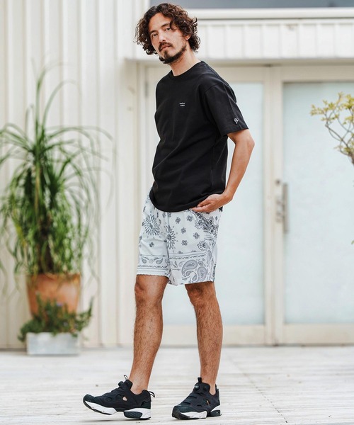 1minute 1second（ワンミニットワンセカンド）の「mt9681-10oz cursive embroidery T-shirt Tシャツ（Tシャツ/カットソー・メンズ・ブラック×ホワイト/ホワイト×ブルー/ホワイト×ブラック/スモークピンク・S/M/L/XL）」の14枚目の写真