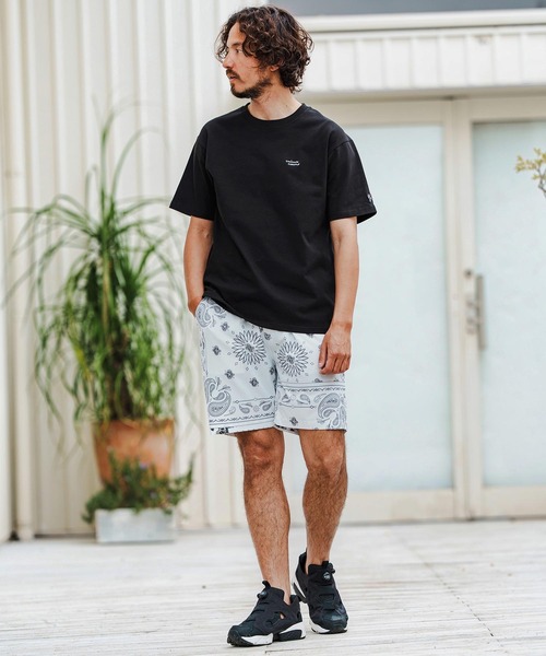 1minute 1second（ワンミニットワンセカンド）の「mt9681-10oz cursive embroidery T-shirt Tシャツ（Tシャツ/カットソー・メンズ・ブラック×ホワイト/ホワイト×ブルー/ホワイト×ブラック/スモークピンク・S/M/L/XL）」の15枚目の写真