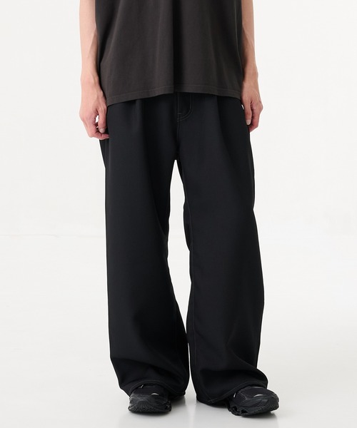 Jieda】WIDE ONE TUCK STRAIGHT PANTS（スラックス）｜Jieda