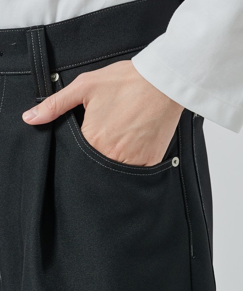 Jieda】WIDE ONE TUCK STRAIGHT PANTS（スラックス）｜Jieda（ジエダ