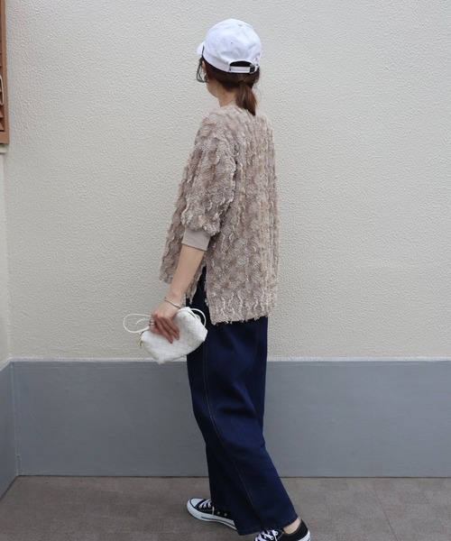 FOUND GOOD（ファウンドグッド）の「makiジャガードPO（その他トップス・レディース・ブラック/ホワイト系5/ベージュ・L/M/S）」の11枚目の写真