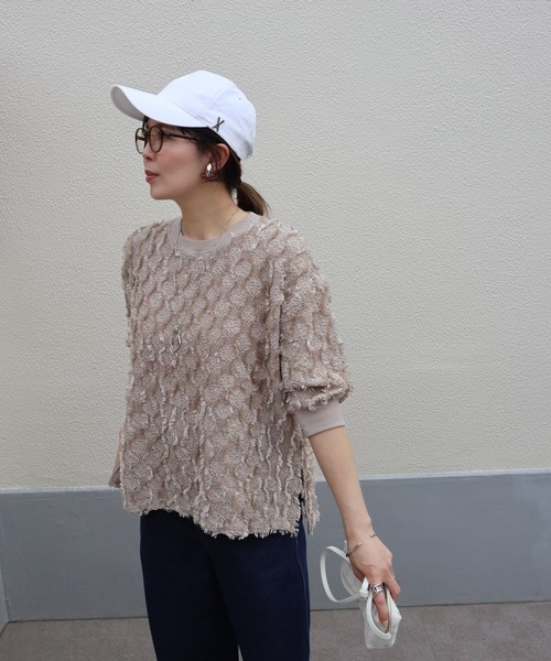 FOUND GOOD（ファウンドグッド）の「makiジャガードPO（その他トップス・レディース・ブラック/ホワイト系5/ベージュ・L/M/S）」の12枚目の写真