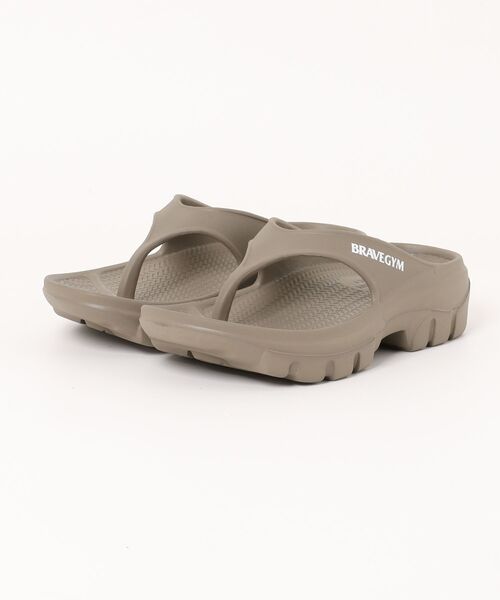 SHOERET(シューレット)の「【BRAVE GYM】トングサンダル H2CM-02B(サンダル・メンズ・ベージュ/ネイビー/ブラック・S/M/XS/L/XL/2XL)」の2枚目の写真