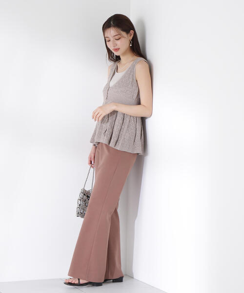 PROPORTION BODY DRESSING（プロポーションボディドレッシング）の「＜Ｅ＞フレアーパンツ / 1215237603（その他パンツ・レディース・ブラック/ブラウン・SMALL/MEDIUM/P/S）」の10枚目の写真