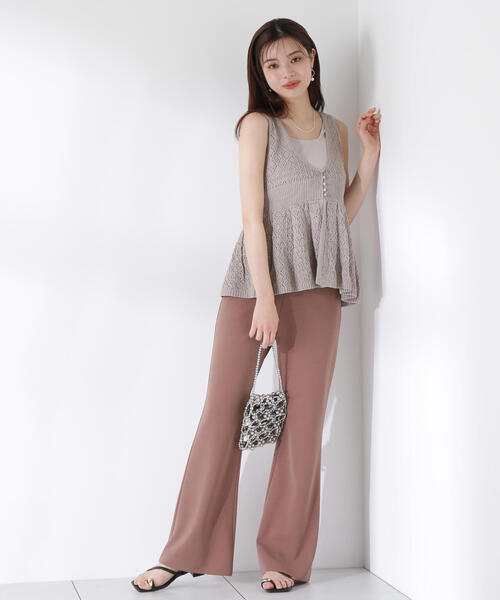 PROPORTION BODY DRESSING（プロポーションボディドレッシング）の「＜Ｅ＞フレアーパンツ / 1215237603（その他パンツ・レディース・ブラック/ブラウン・SMALL/MEDIUM/P/S）」の11枚目の写真